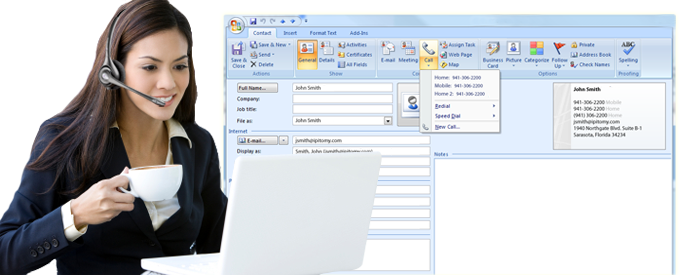 Outlook Dialer